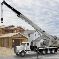 Track homes completed and incomplete on a construction site.